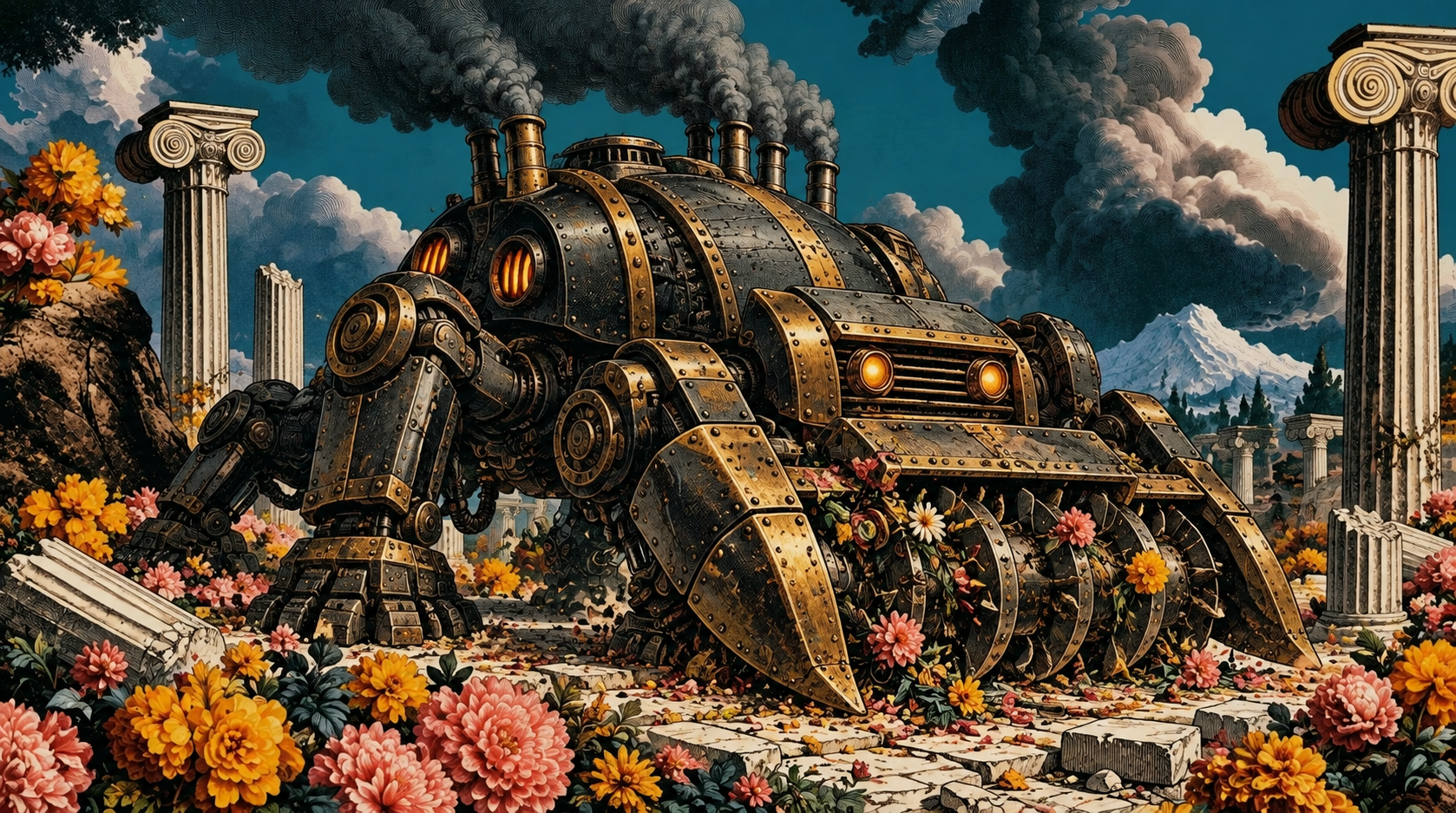 Thornback Harvester enemy concept art