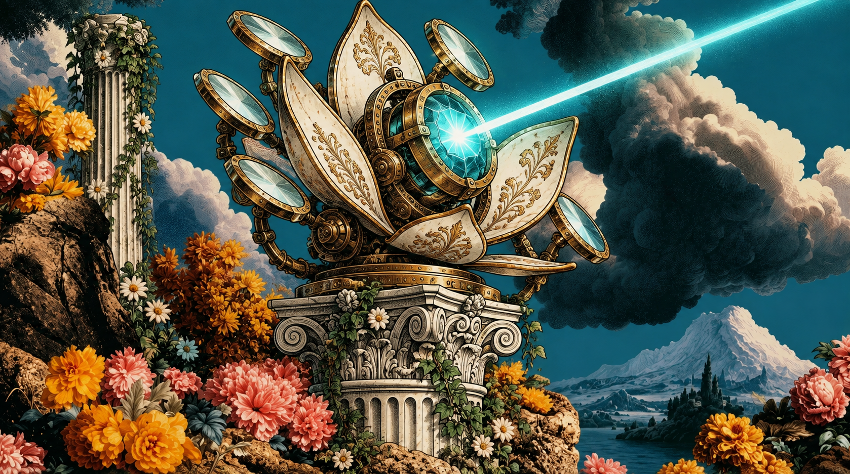 Heliostat Orchid tower concept art